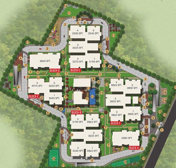 Master Plan of DSR Fortune Prime in Madhapur, Hyderabad - Image 186497