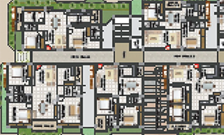 Floor Plan of RR Village Pointe in Manikonda, Hyderabad - Image 186542