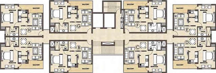 Floor Plan of Kashish Manor One in Sector 111, Gurgaon - Image 186629