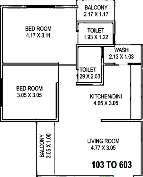 2 BHK Flat in Bhavans Jay Resibiz in Waghodia Road, Vadodara - Image 821806