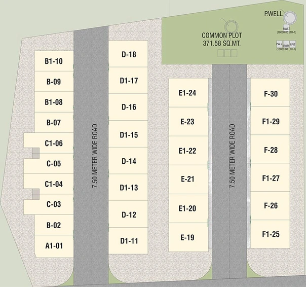 Master Plan of Kabir Bungalows in Padra, Vadodara - Image 186735
