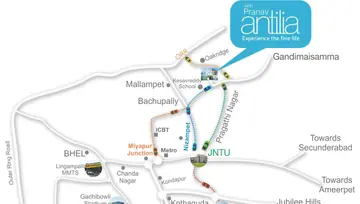 Location of Praneeth APR Pranav Antilia - Image 115421