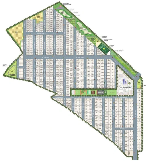 Master Plan of Praneeth APR Pranav Antilia in Bachupally, Hyderabad - Image 115422
