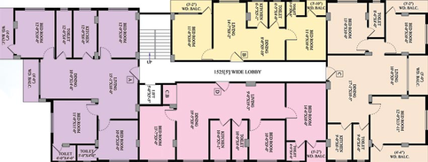 Floor Plan of AN Nirmala View in Lake Town, Kolkata - Image 186781