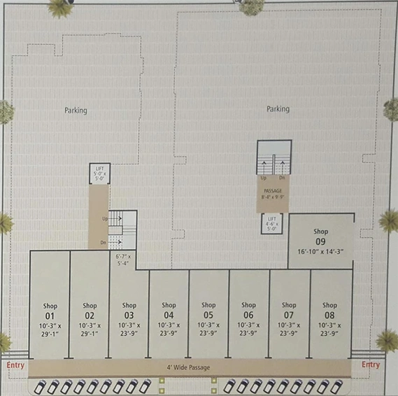 Master Plan of Shree Kalash Residency in New Sama, Vadodara - Image 186787