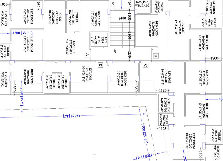 Floor Plan of AN Nirmala Vista in Lake Town, Kolkata - Image 186793