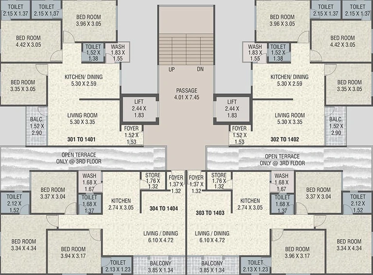 Floor Plan of Kanha Antilia in Waghodia Road, Vadodara - Image 186833