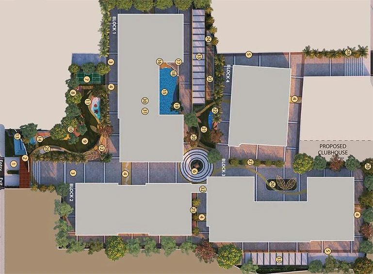 Master Plan of Su Casa Imperial in Narendrapur, Kolkata - Image 186856