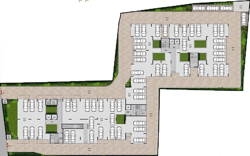 Master Plan of Animesh Vindhya Sparsh in Dhamaitala, Kolkata - Image 186877