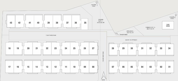 Master Plan of Kesar Orion in Waghodia Road, Vadodara - Image 186884