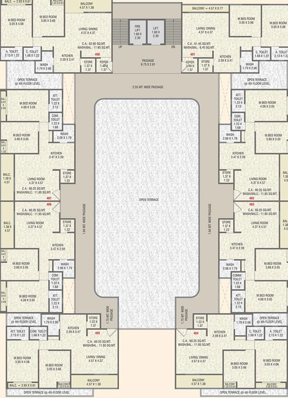 Floor Plan of Keshav Landmark in Tarsali, Vadodara - Image 186909