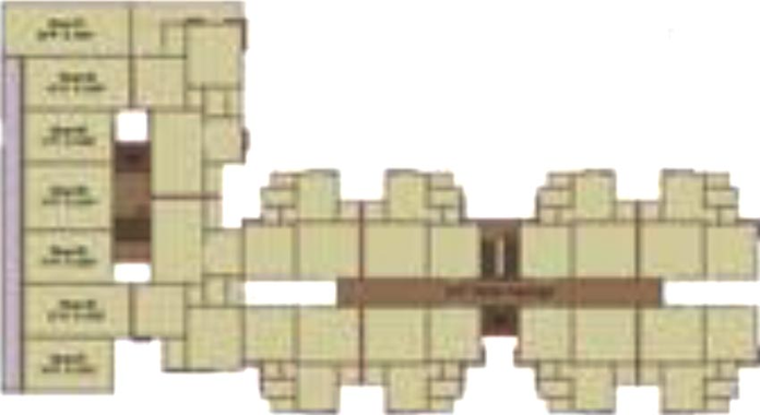 Floor Plan of Shree Krishna Krish Enclave in Bajwa, Vadodara - Image 186976