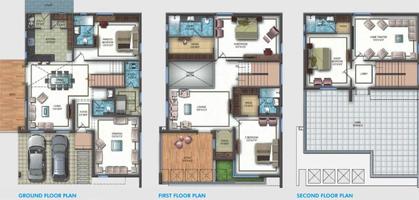 4 BHK House/Villa in Rajapushpa Cannon Dale in Kokapet, Hyderabad - Image 756639