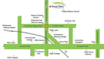 Location of Gowtham Royal Palm 2 - Image 187060