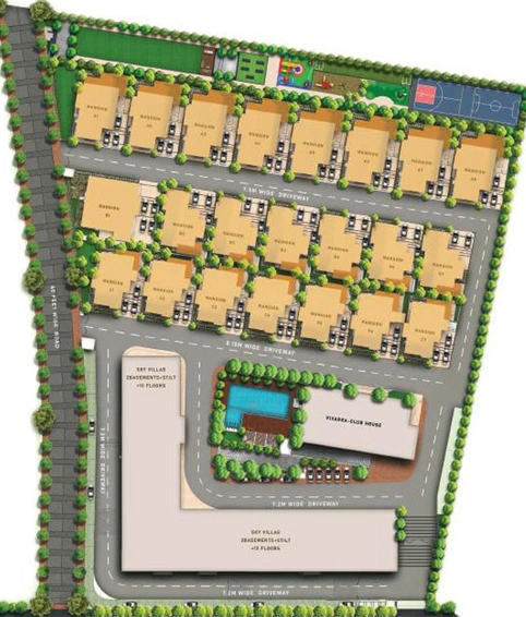 Master Plan of Srivari Trisara in Uppilipalayam, Coimbatore - Image 187107