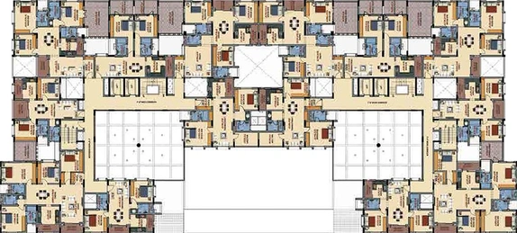 Floor Plan of Srivari Vaibhav in Koundampalayam, Coimbatore - Image 187117