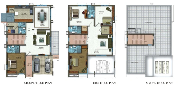 4 BHK House/Villa in Rajapushpa Open Skies in Kokapet, Hyderabad - Image 752783