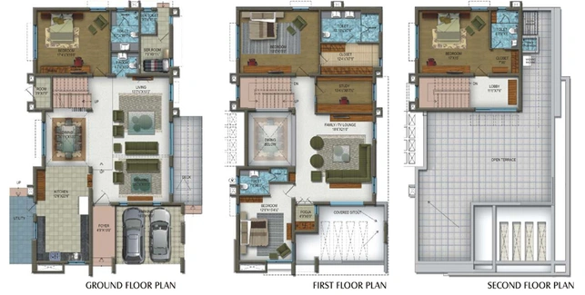 4 BHK House/Villa in Rajapushpa Open Skies in Kokapet, Hyderabad - Image 752786