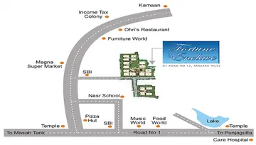 Location of Sri Sreenivasa Fortune Enclave - Image 187244