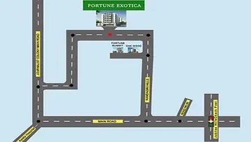 Location of Sri Fortune Exotica - Image 187261