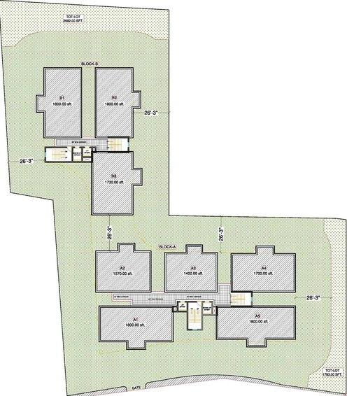 Master Plan of Sri Sreenivasa Fortune Nest in Kondapur, Hyderabad - Image 187338