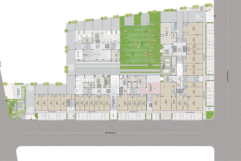 Master Plan of Aaryan De Casa in Naranpura, Ahmedabad - Image 187419