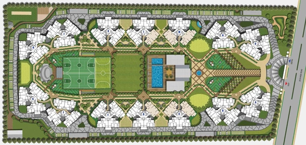 Master Plan of Wellington - Pride World City in Charholi, Pune - Image 10139
