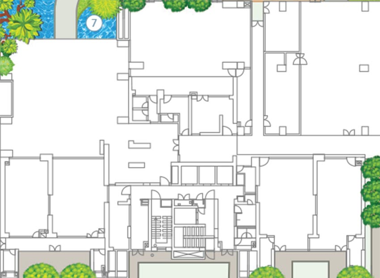 Floor Plan of Godrej Miraya in Sector 43, Gurgaon - Image 187528