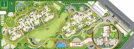 Master Plan of Hero Homes Tower 8 in Sector 104, Gurgaon - Image 187581
