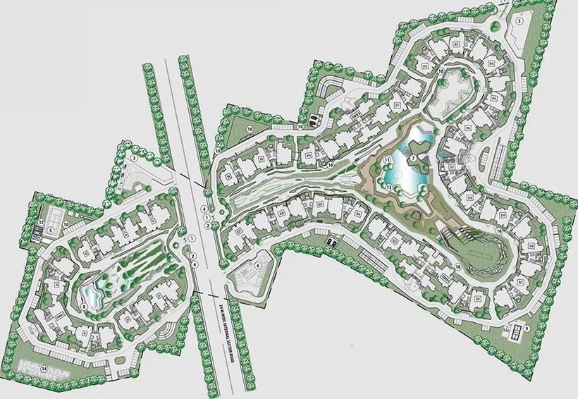 Master Plan of Ireo Victory Valley in Sector 67, Gurgaon - Image 187610