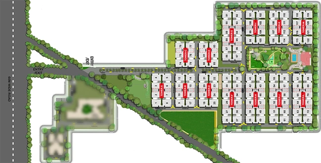Master Plan of Adore Presidential World in Sector 84, Faridabad - Image 187627