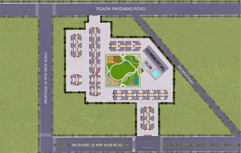 Master Plan of Adore The Legend 3 in Sector 104, Faridabad - Image 187651