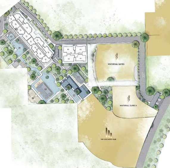 Master Plan of Krisumi Waterside Residences in Sector 36 A, Gurgaon - Image 187661