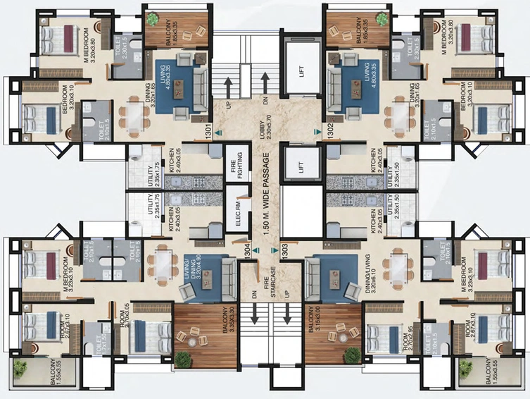 Floor Plan of Profile Empyrean in Pashan, Pune - Image 116426