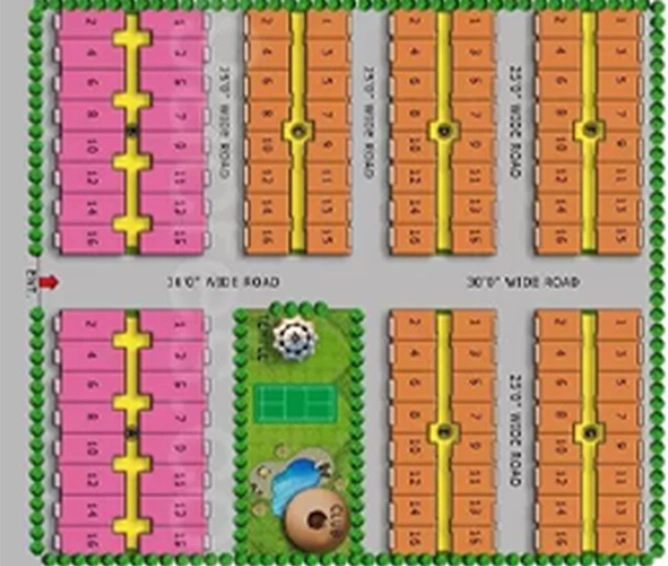 Master Plan of ARK Avantika Dream Homes in Lal Kuan, Ghaziabad - Image 187666
