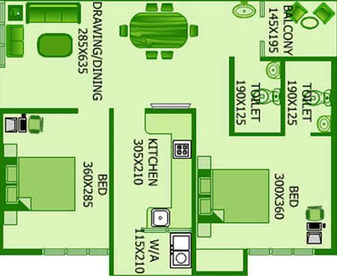 2 BHK Flat in Jewel Crest View in Kakkanad, Kochi - Image 822146