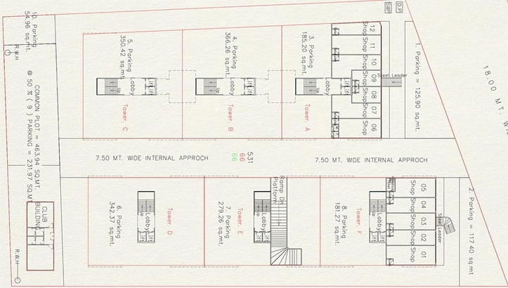 Master Plan of Shreedhar Nand Icon in Atladara, Vadodara - Image 187768