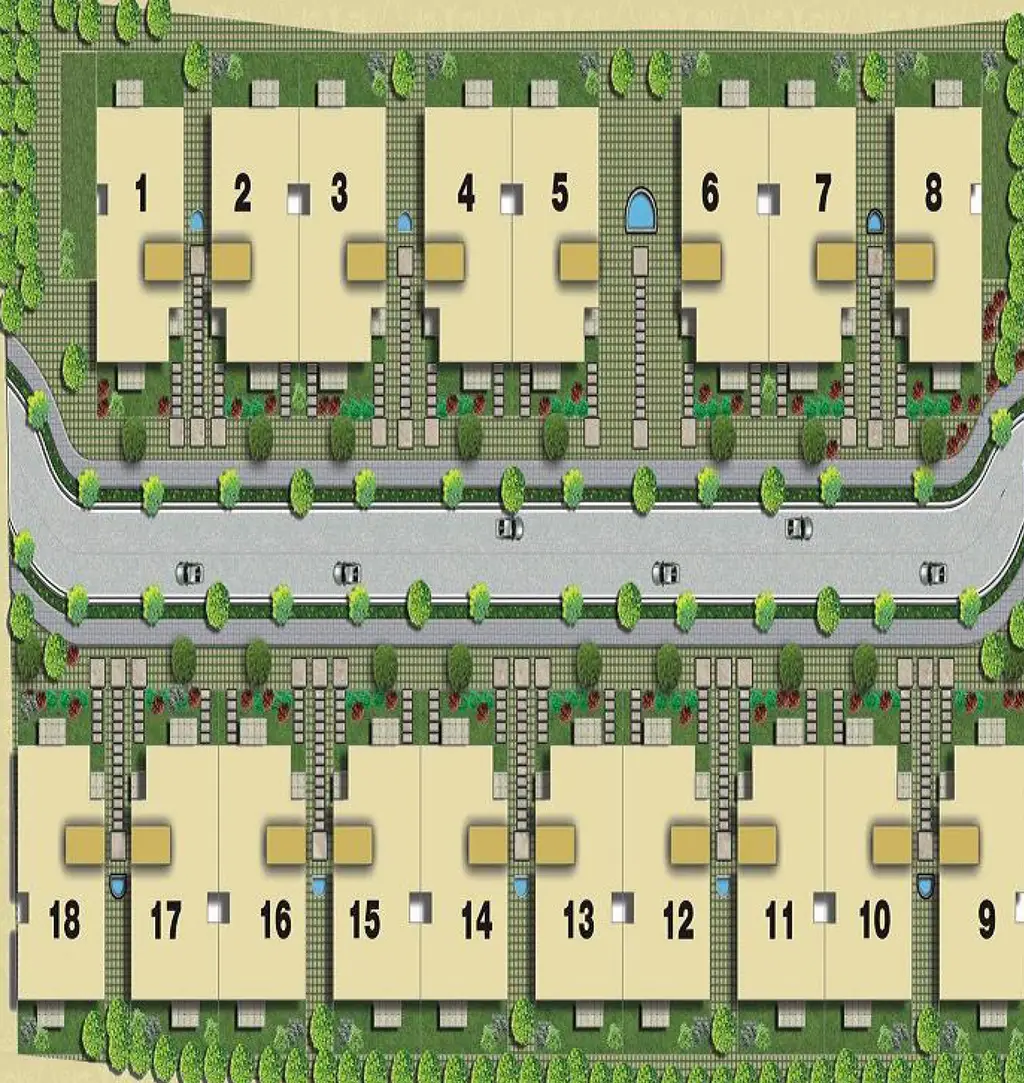 Master Plan of Landmark Avenue in Sushant Lok 1, Gurgaon - Image 187775