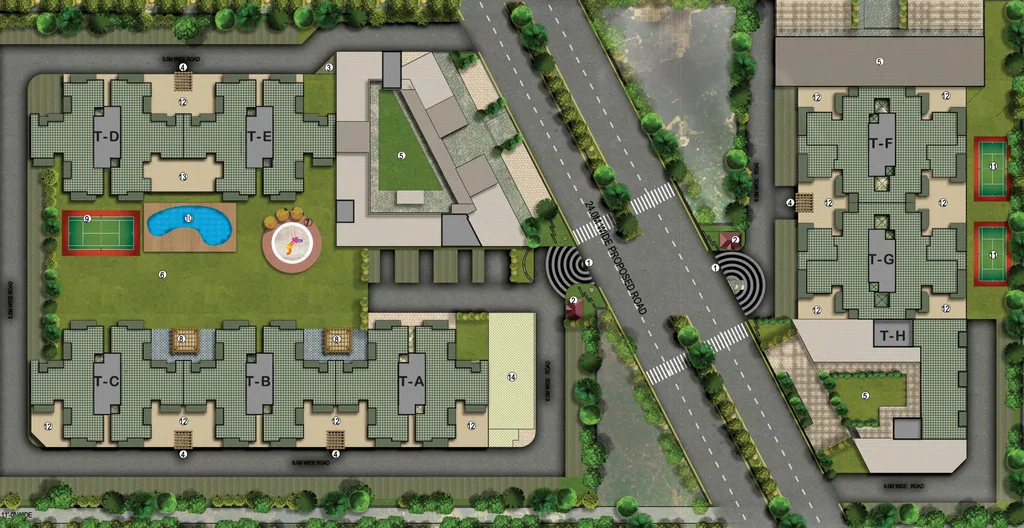 Master Plan of Landmark The Homes 81 in Sector 81, Gurgaon - Image 187786