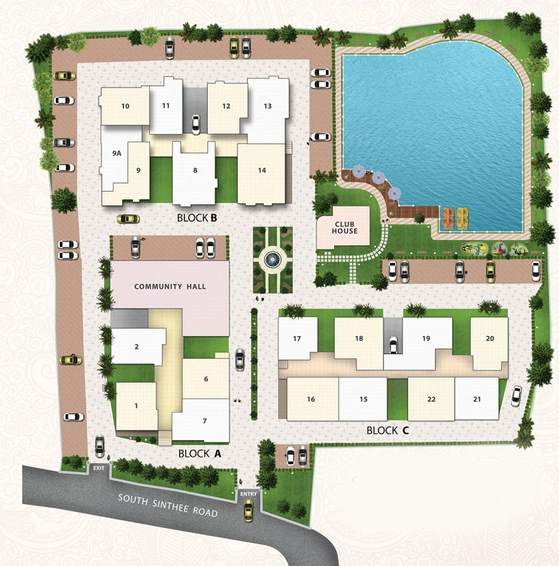 Master Plan of Spotlight Padmalaya Apartments in Dum Dum, Kolkata - Image 187929