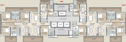 Floor Plan of Paras The Manor in Gwal Pahari, Gurgaon - Image 188207