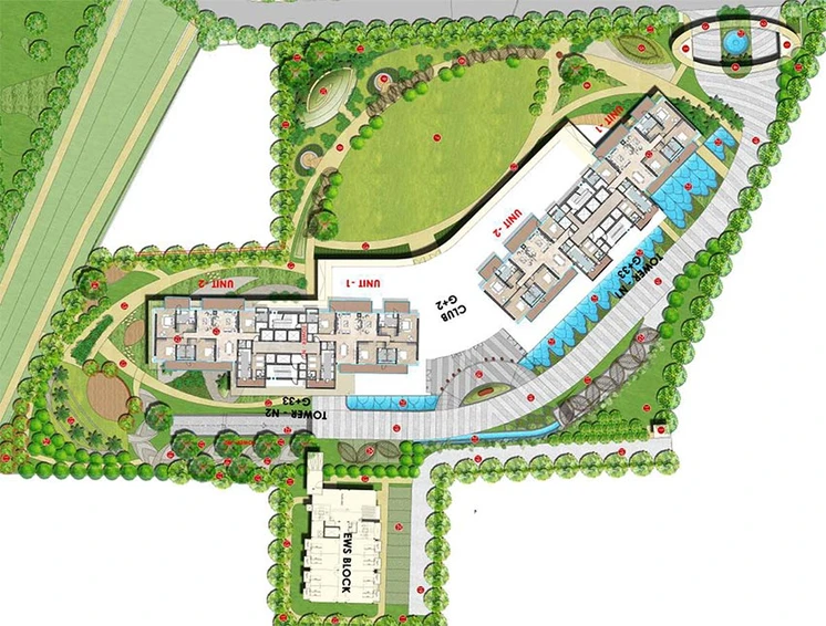 Master Plan of Paras The Manor in Gwal Pahari, Gurgaon - Image 188206