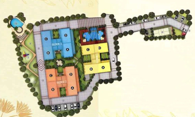 Master Plan of The Ektaa Lotus in Tangra, Kolkata - Image 188215