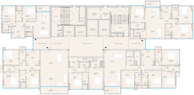 Floor Plan of Matrubhumi The Grand Residences in Borivali East, Mumbai - Image 115827