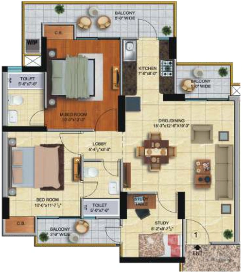 2 BHK Flat in Ace City in Sector 1, Greater Noida - Image 822372