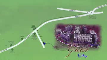 Location of Astha Green City - Image 188428