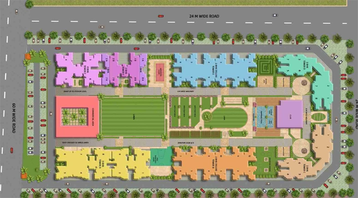 Master Plan of ACE Platinum in Zeta, Greater Noida - Image 188530