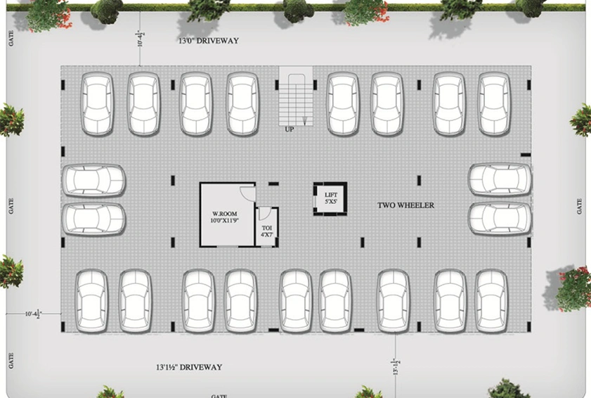 Master Plan of Sprint Jewel Grand in Chandanagar, Hyderabad - Image 188619