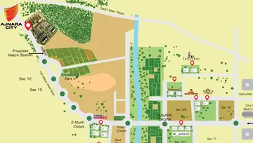 Location of Ajnara Olive Greens - Image 188629