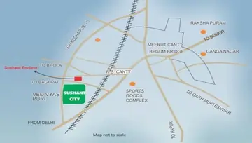 Location of Ansal API Aastha Uday - Image 188665